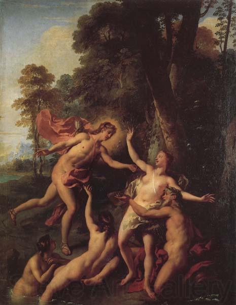 Jean-Francois De Troy Apollo and Daphne